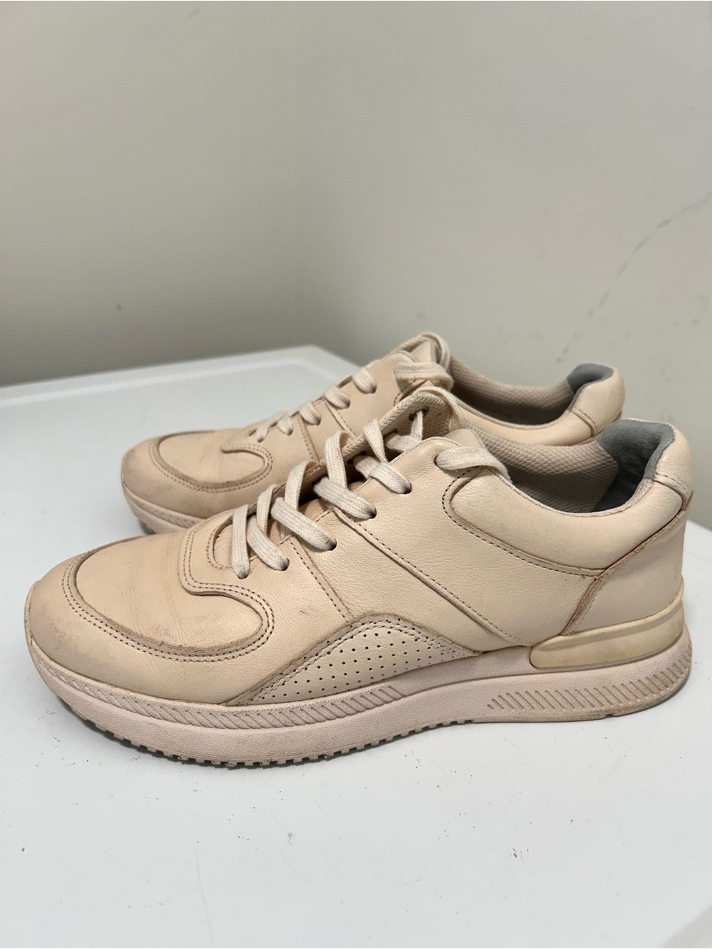 Everlane The Trainer Leather Sneaker Blush Pink Size 9 Women’s